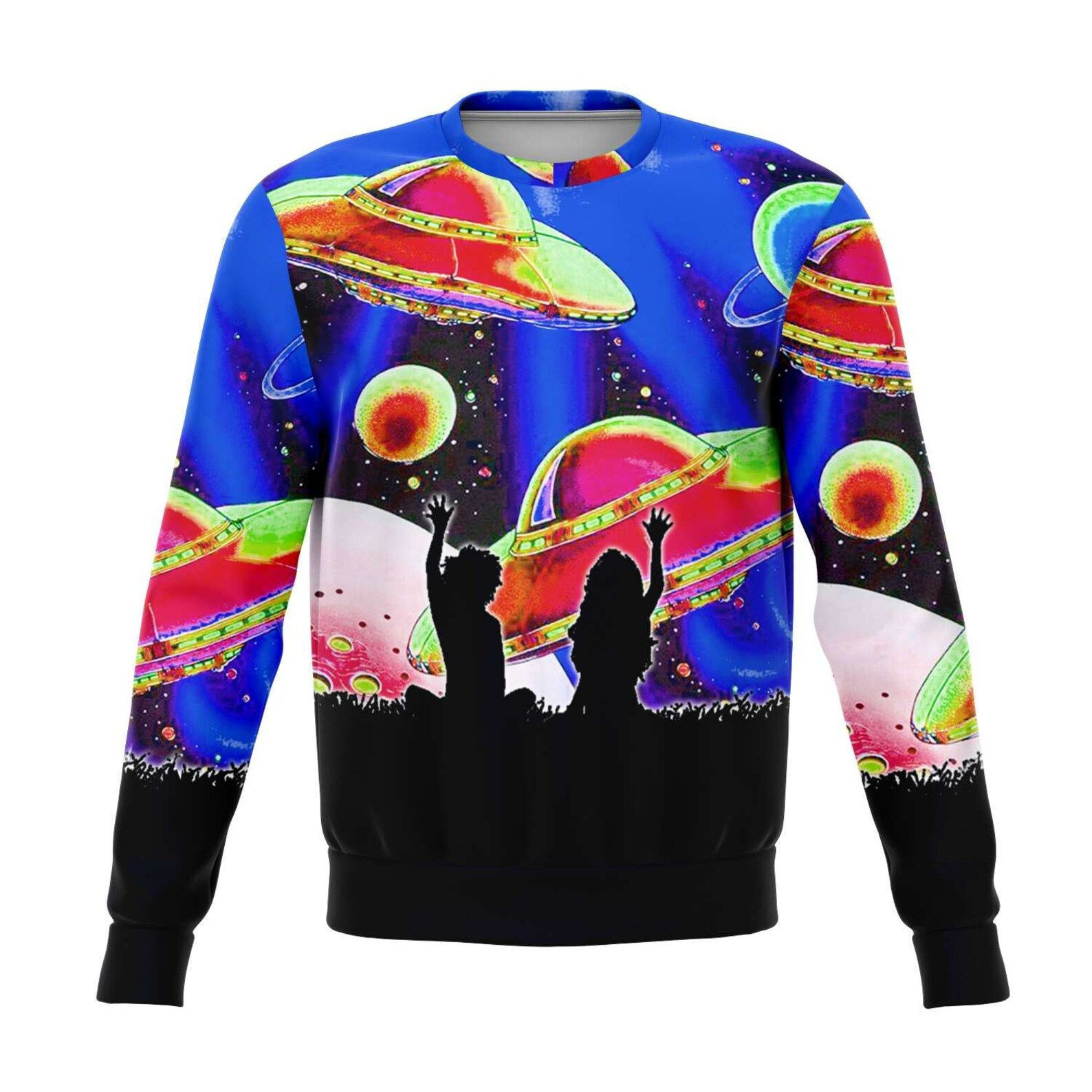 Space Gazer Ugly Christmas Sweater, Perfect Holiday Gift