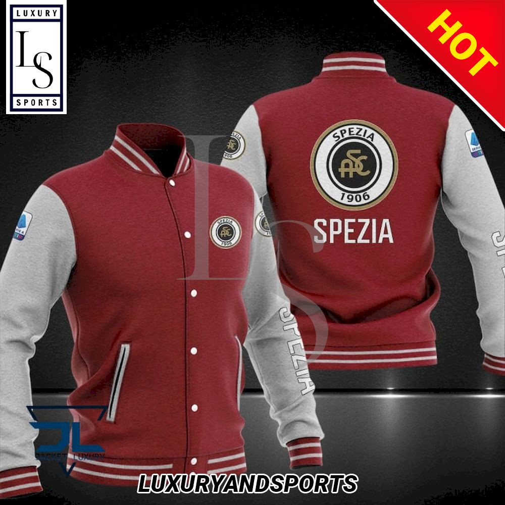 Spezia Calcio Varsity Baseball Jacket for Men & Women | Soccer Team Fan Gift
