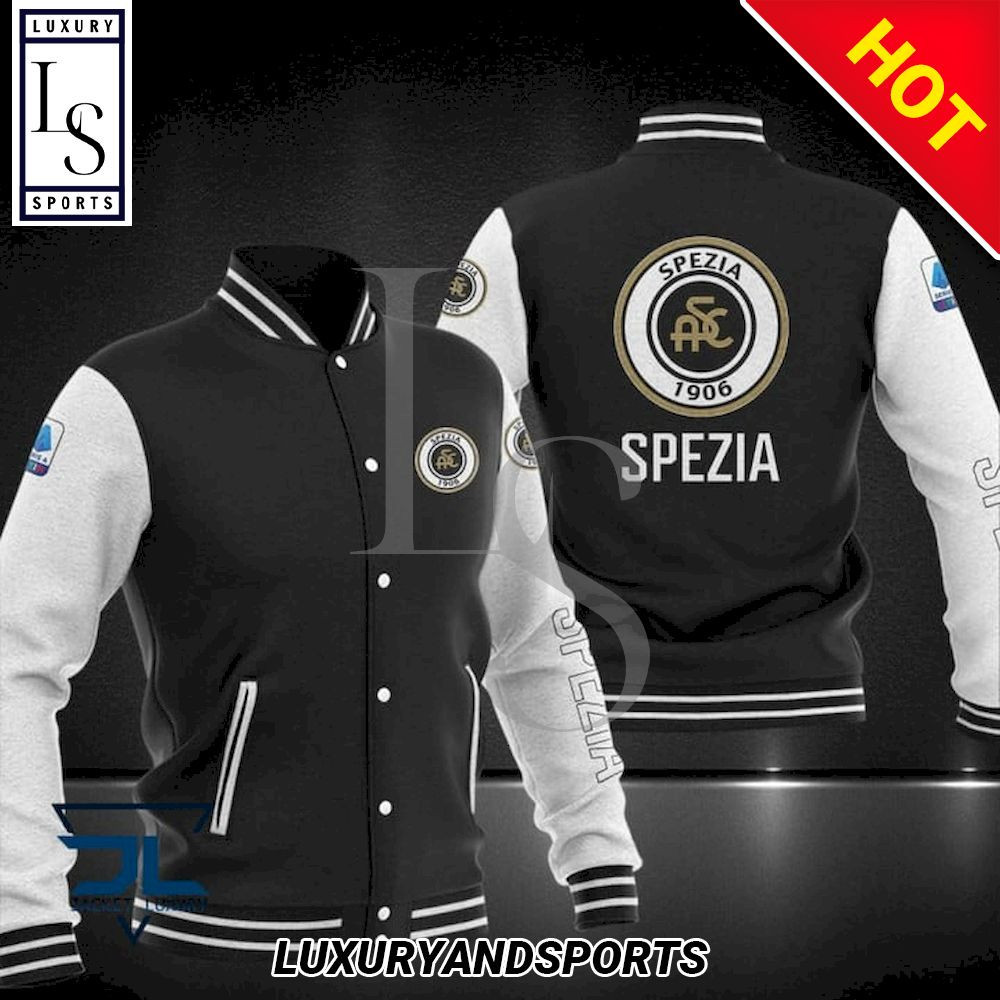 Spezia Calcio Varsity Baseball Jacket for Men & Women | Soccer Team Fan Gift