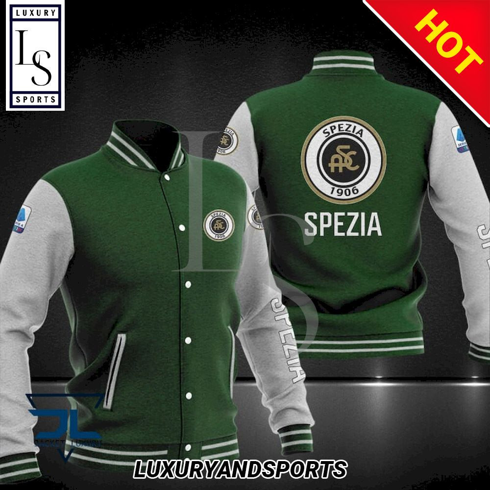 Spezia Calcio Varsity Baseball Jacket for Men & Women | Soccer Team Fan Gift