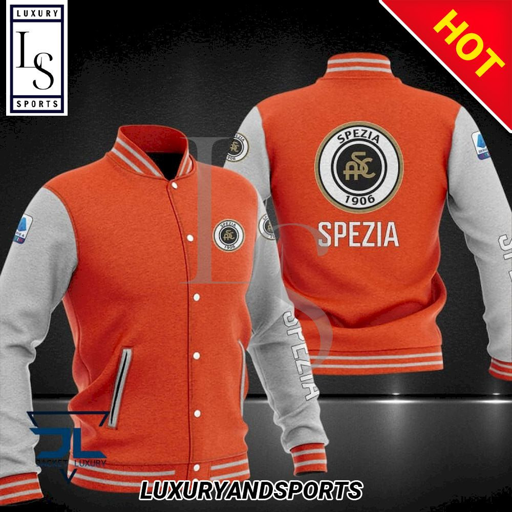 Spezia Calcio Varsity Baseball Jacket for Men & Women | Soccer Team Fan Gift