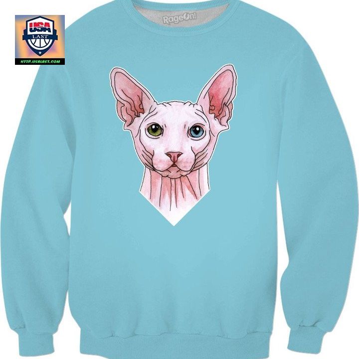 Sphynx Cat Portrait Sweater