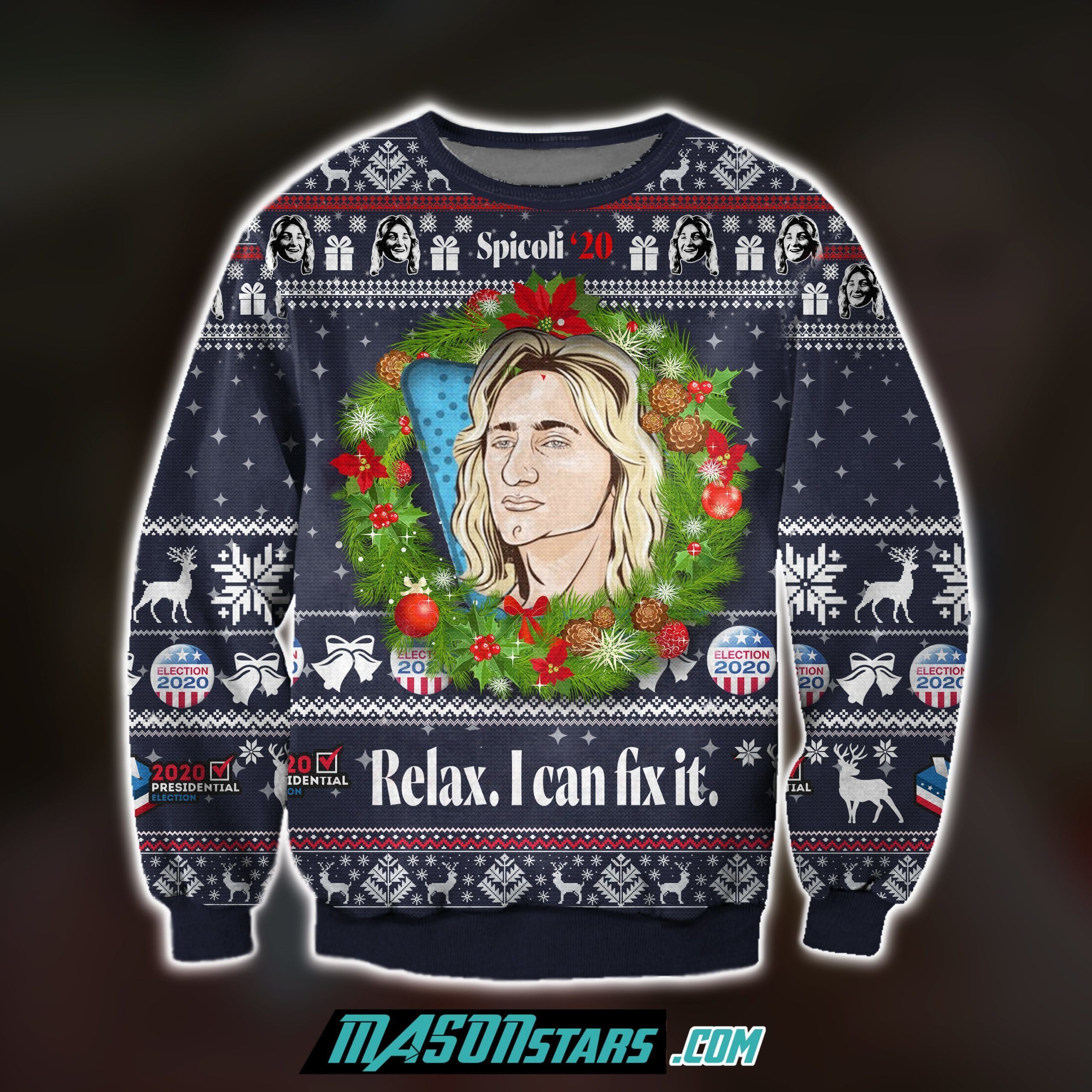 Spicoli 20 Relax I Can Fix It 3D Print Ugly Sweater
