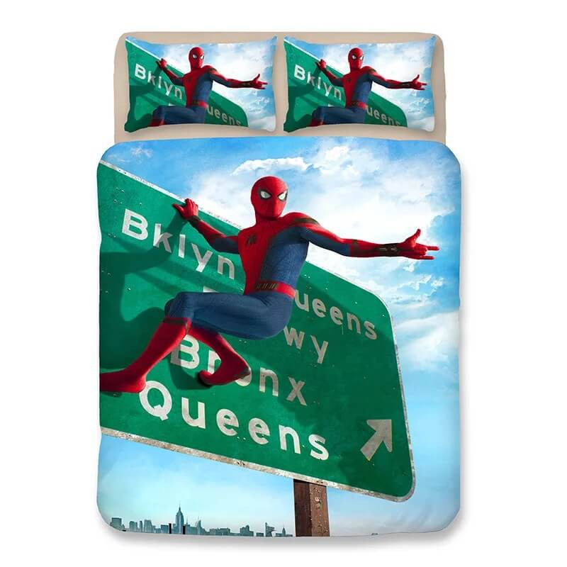 Spider Man Far From Home Peter Parker Duvet Cover Quilt Cover Pillowcase Bedding Set Bed Linen Home Bedroom Decor
