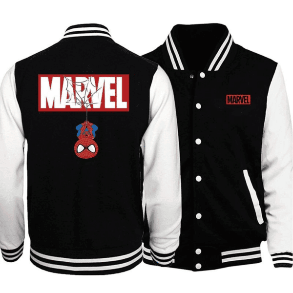 Spider Man Marvel Comics Baseball Jacket for Men & Women | Superhero Fan Gift
