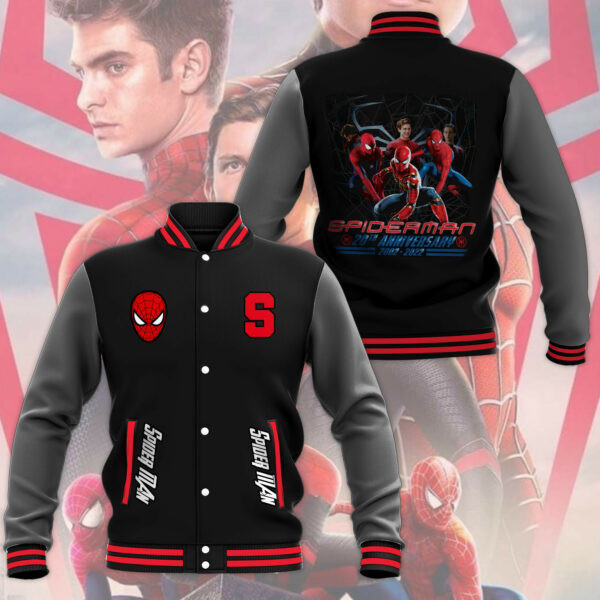 Spider Man No Way Home Anniversary Baseball Jacket for Men & Women | Superhero Fan Gift