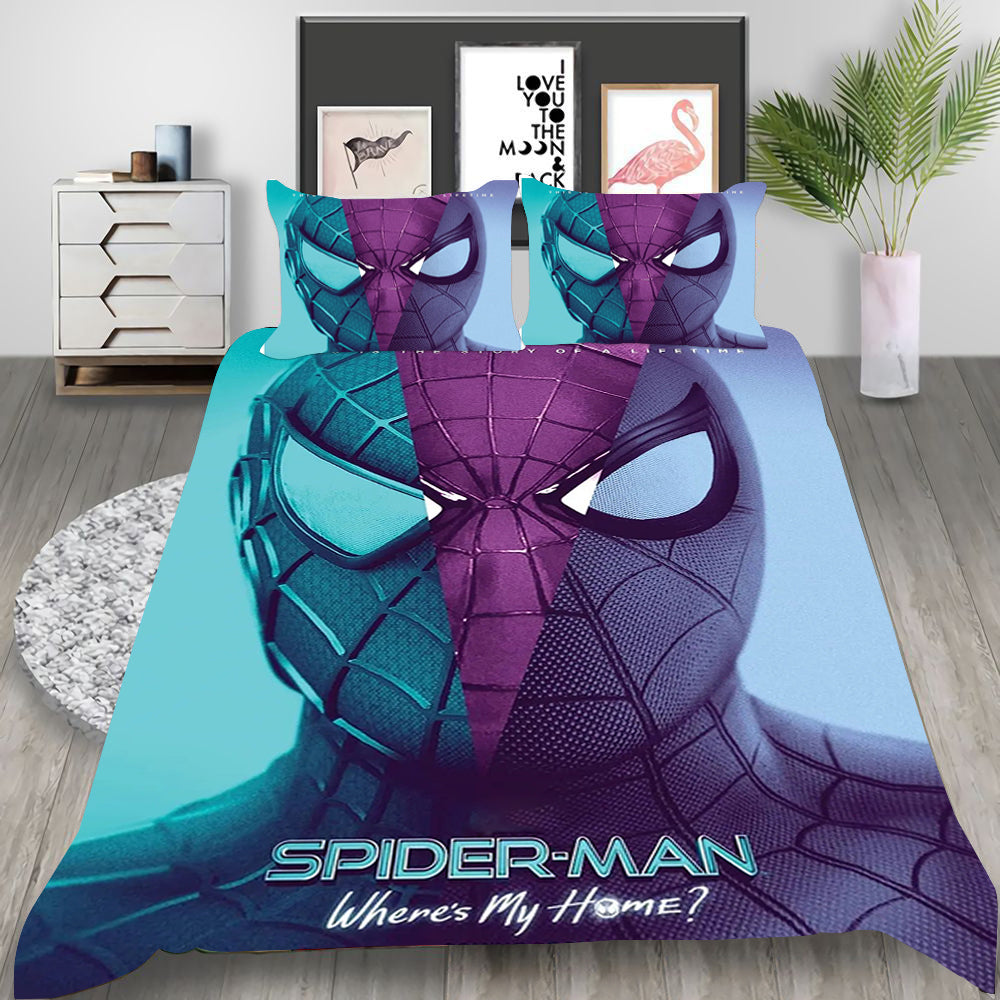 Spider-Man No Way Home Duvet Cover Quilt Cover Pillowcase Bedding Set Bed Linen Home Bedroom Decor