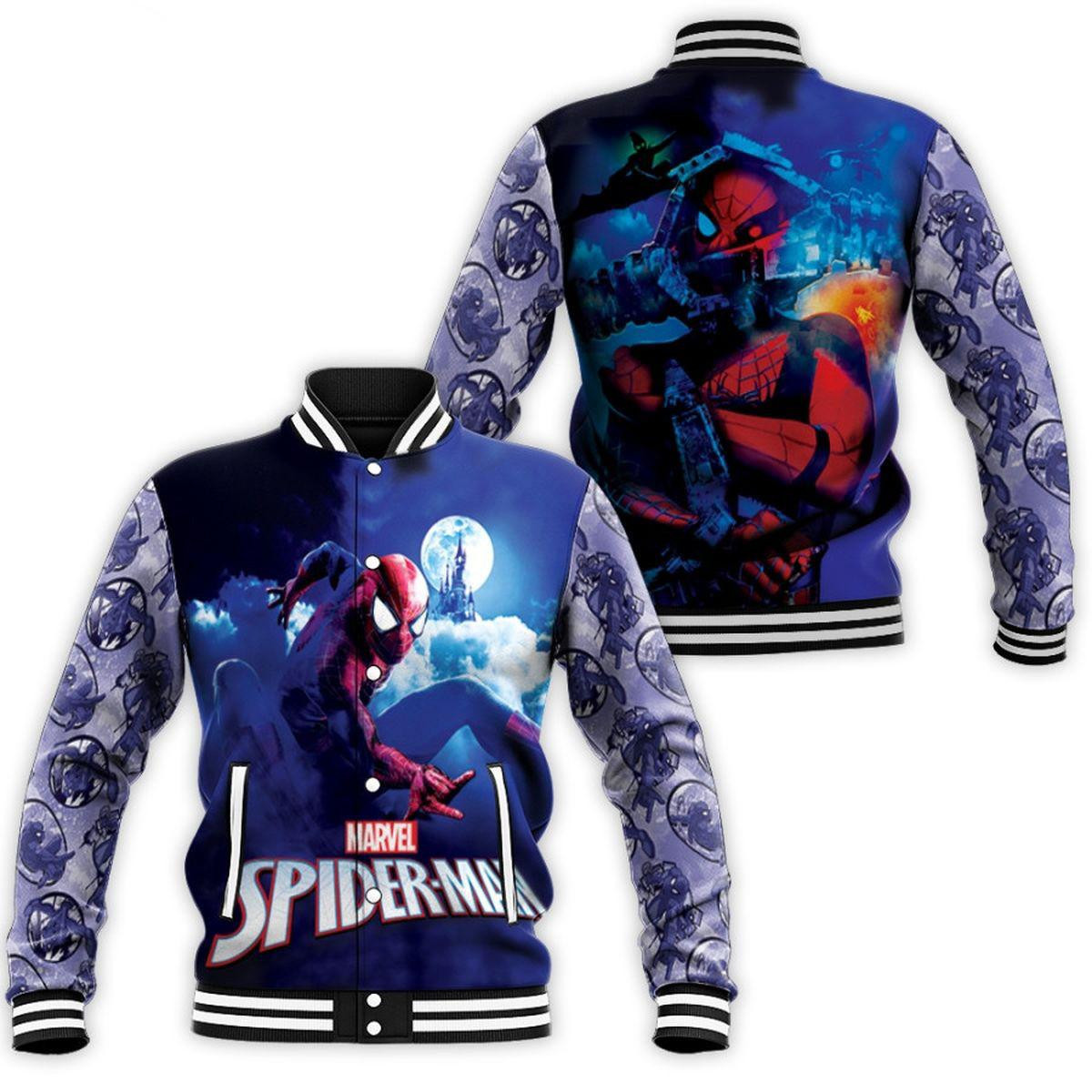 Spider Man No Way Home Gift For Fans Baseball Jacket for Men & Women | Superhero Fan Gift