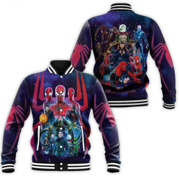 Spider Man No Way Home Gift For Fans Baseball Jacket for Men & Women | Superhero Fan Gift