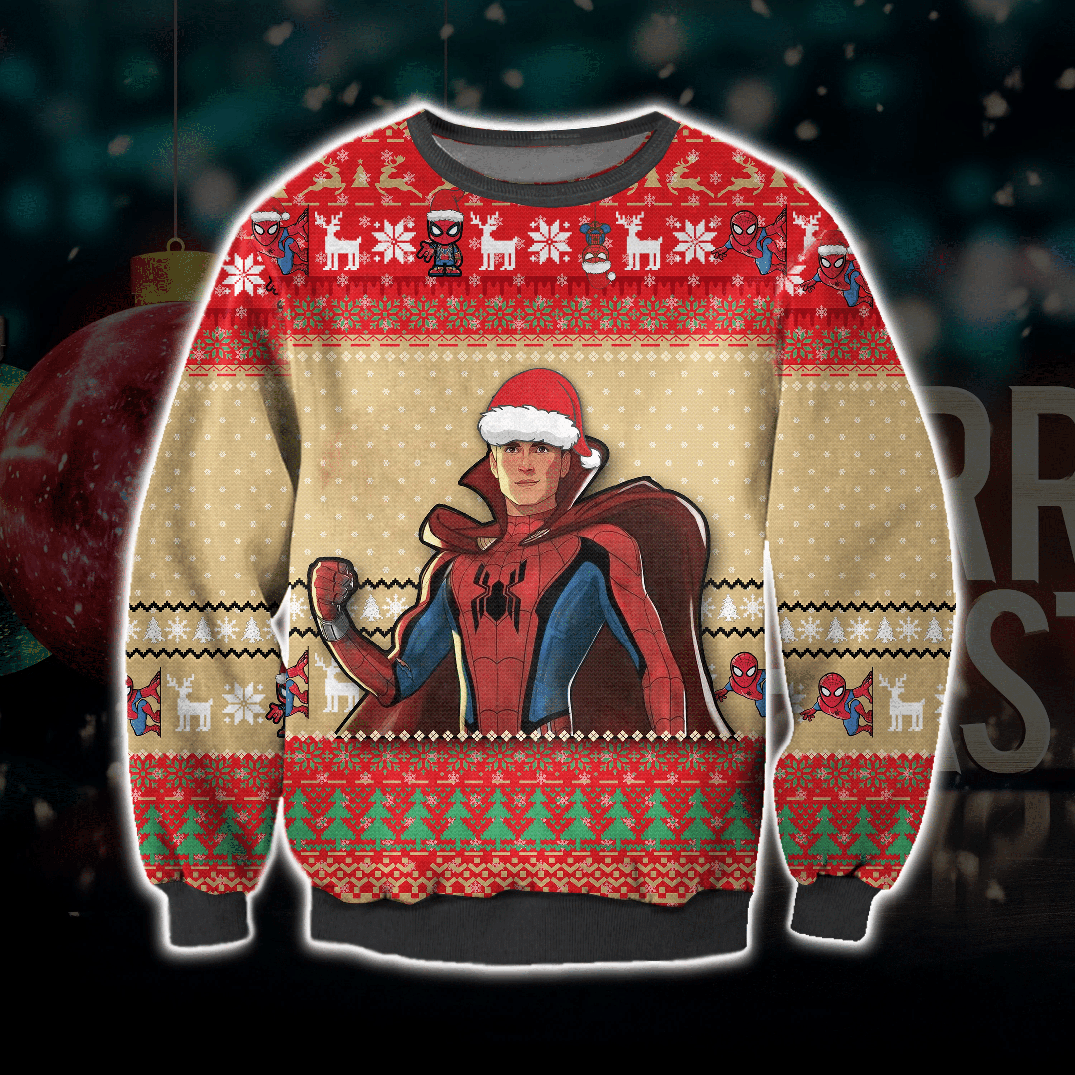 Spider-Man Ugly Christmas Sweater