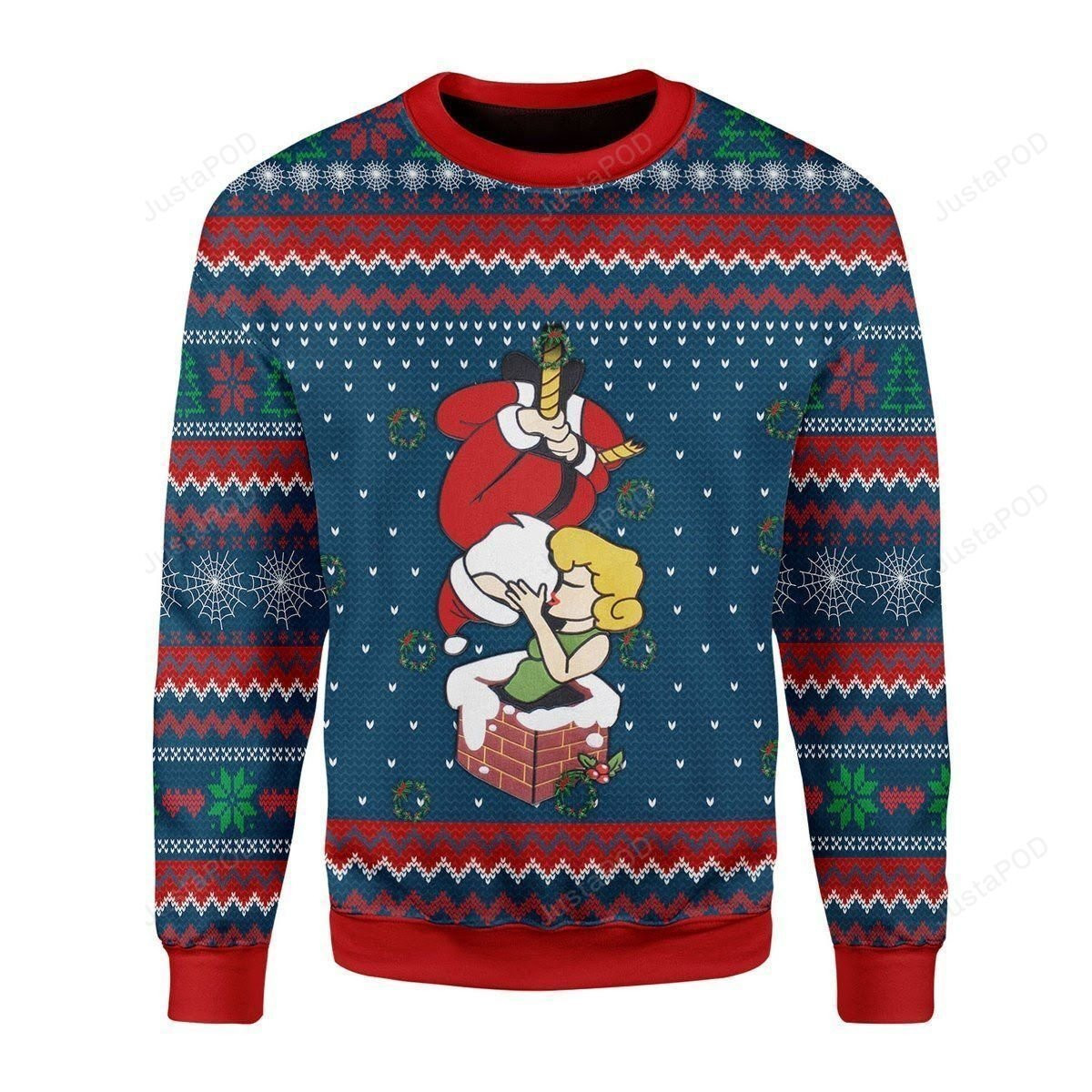 Spider Santa Claus Ugly Christmas Sweater, Perfect Holiday Gift