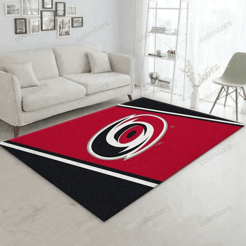 Spirit Carolina Hurricanes 3D Rectangle Area Rug – Full Print Carpet For Living Room & Bedroom Home Decor