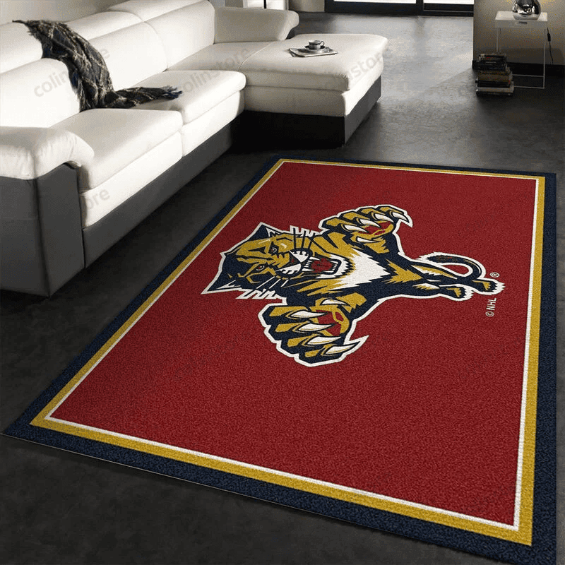 Spirit Florida Panthers 1 3D Rectangle Area Rug – Full Print Carpet For Living Room & Bedroom Home Decor