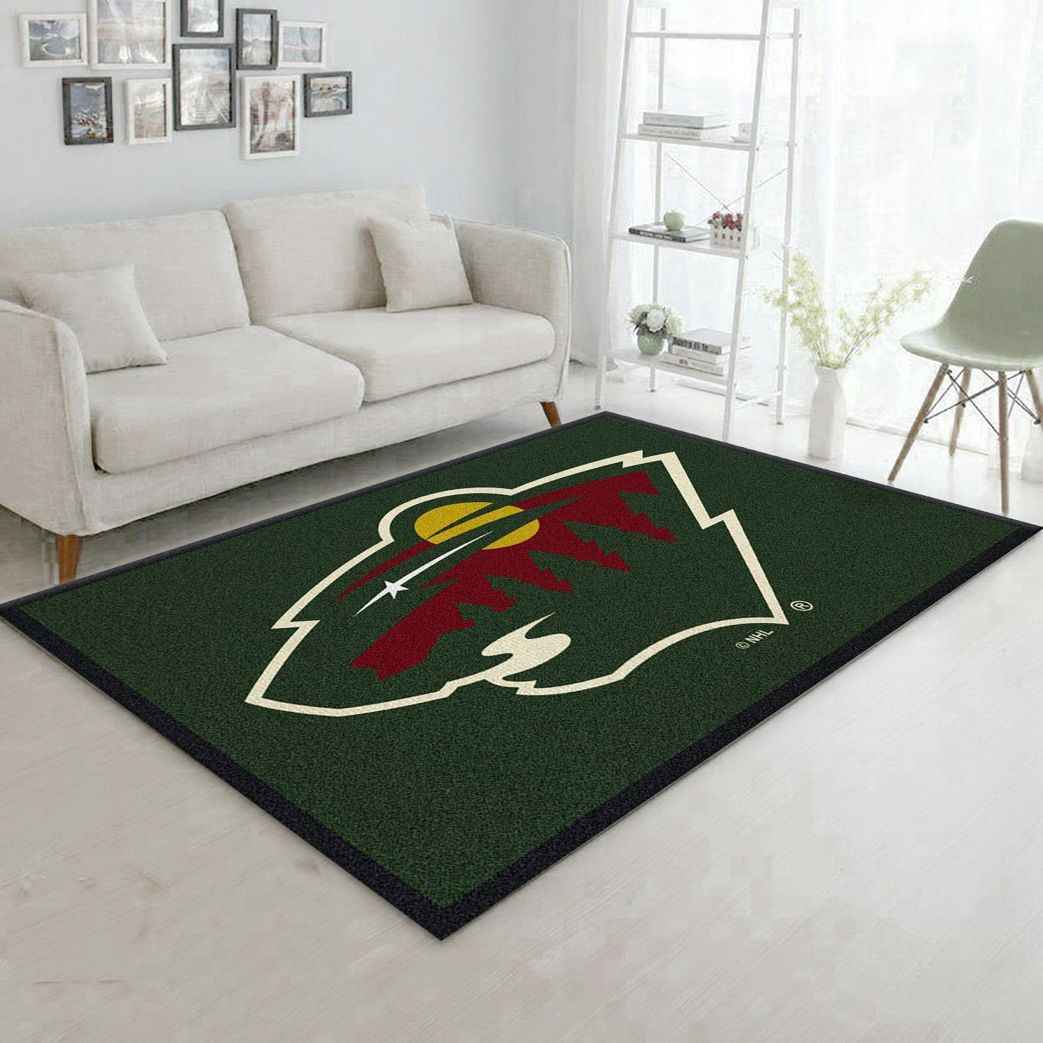 Spirit Minnesota Wild Rectangle Area Rug – Full Print Carpet For Living Room & Bedroom Home Decor