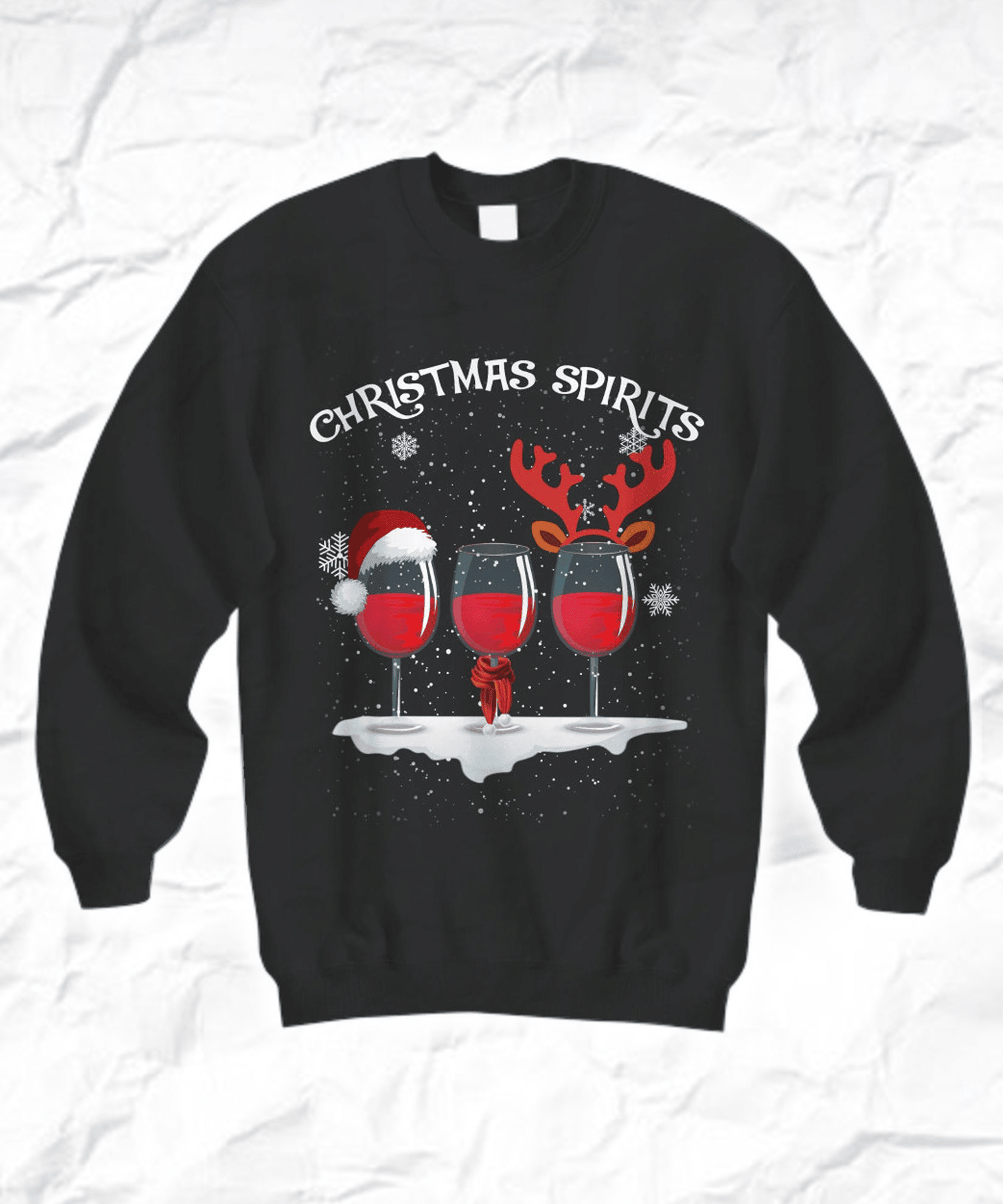Spirits Drinking Ugly Christmas Sweater, Perfect Holiday Gift