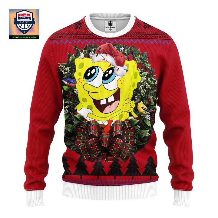 Spongebob Squarepants Noel Mc Ugly Christmas Sweater Thanksgiving Gift