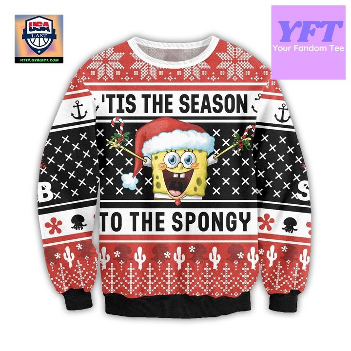 Spongebob Squarepants Patrick Cartoon Funny 3d Ugly Christmas Sweater