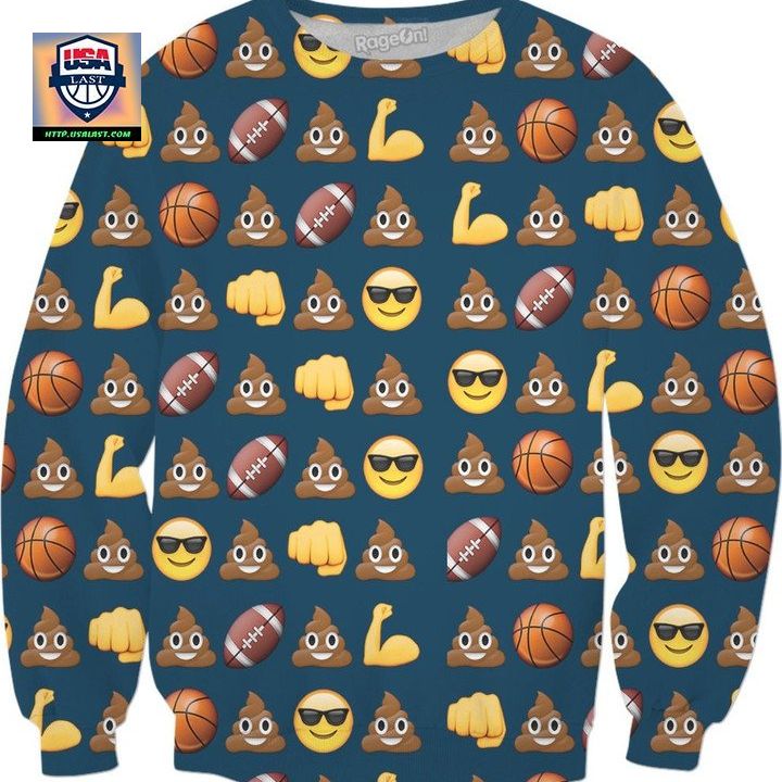 Sporty Emojis Sweater