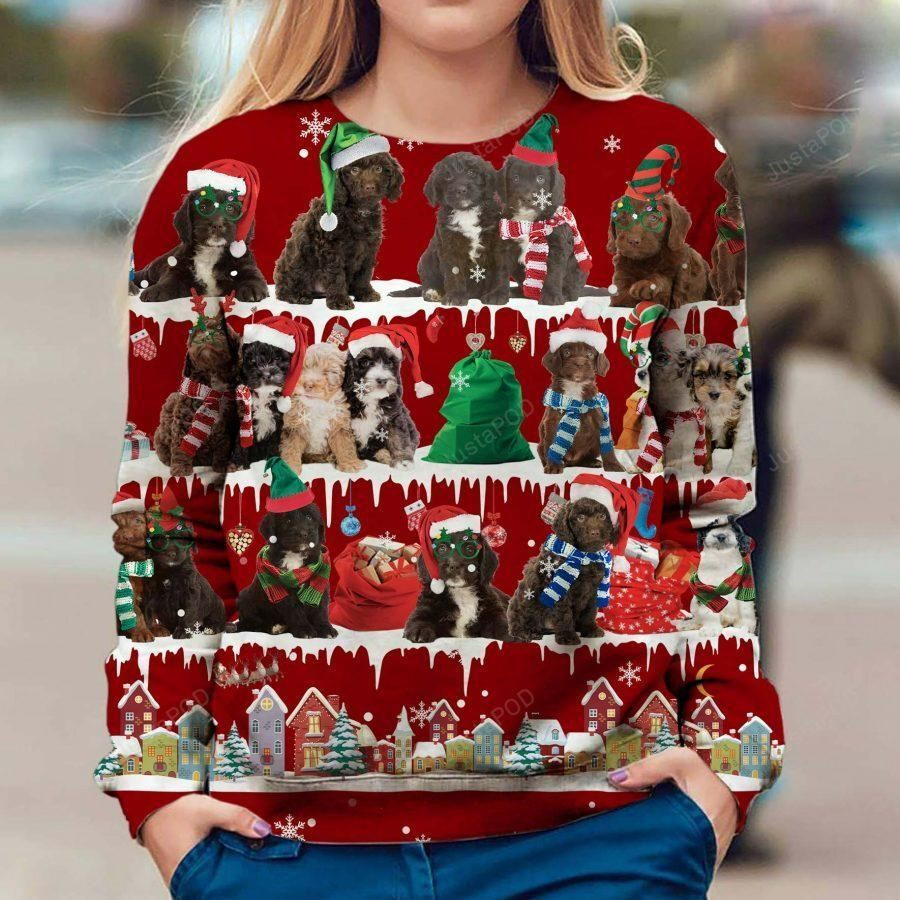 Sproodle Snow Christmas Ugly Christmas Sweater, Perfect Holiday Gift