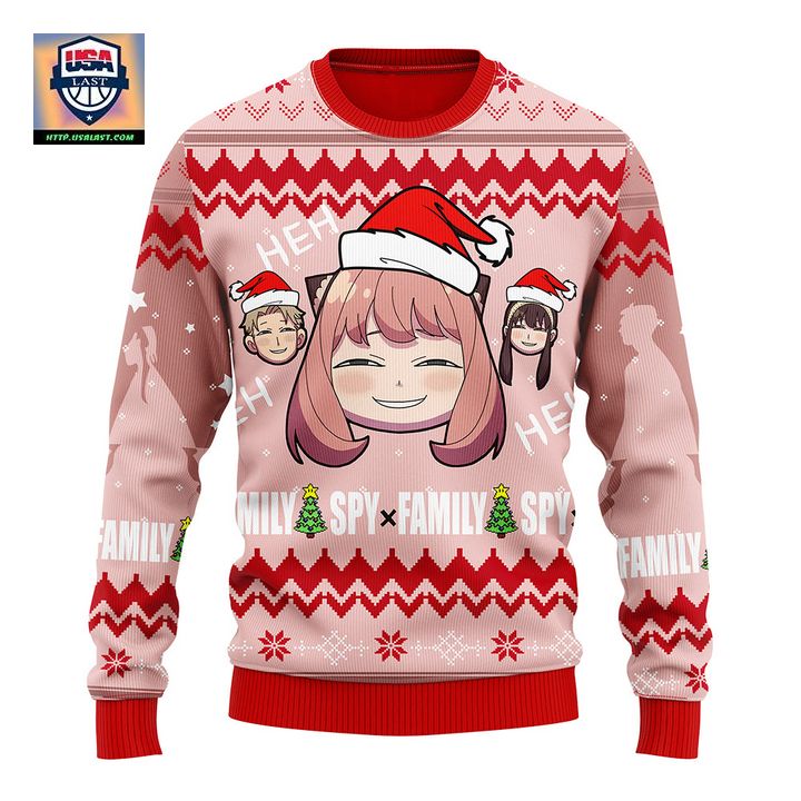Spy X Family Anya Ugly Christmas Sweater Anime Xmas Gift