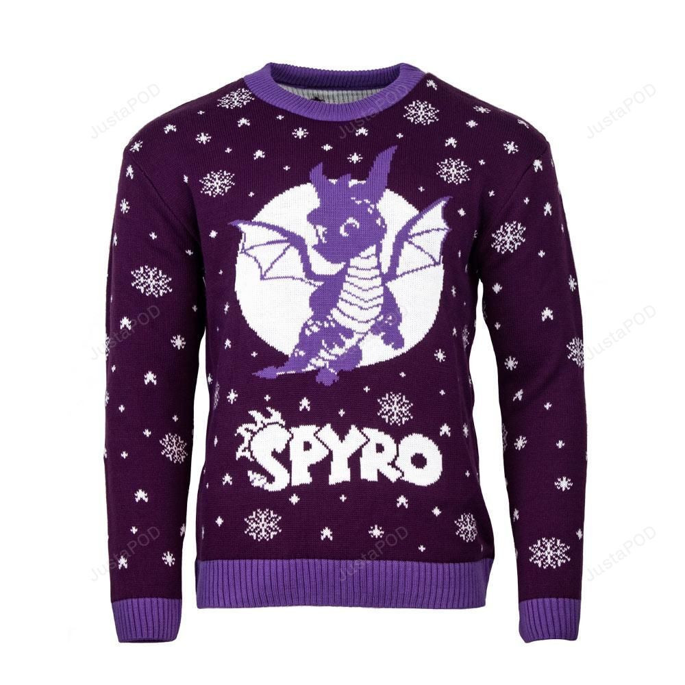 Spyro The Dragon Christmas Ugly Christmas Sweater, Perfect Holiday Gift