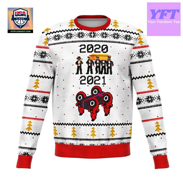 Squid African Coffin Boys Meme Design 3d Ugly Christmas Sweater