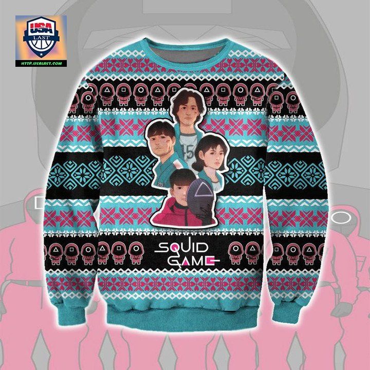 Squid Game Characters Christmas Sweater