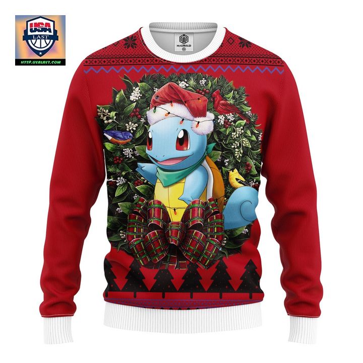 Squirtle Pokemon Mc Ugly Christmas Sweater Thanksgiving Gift