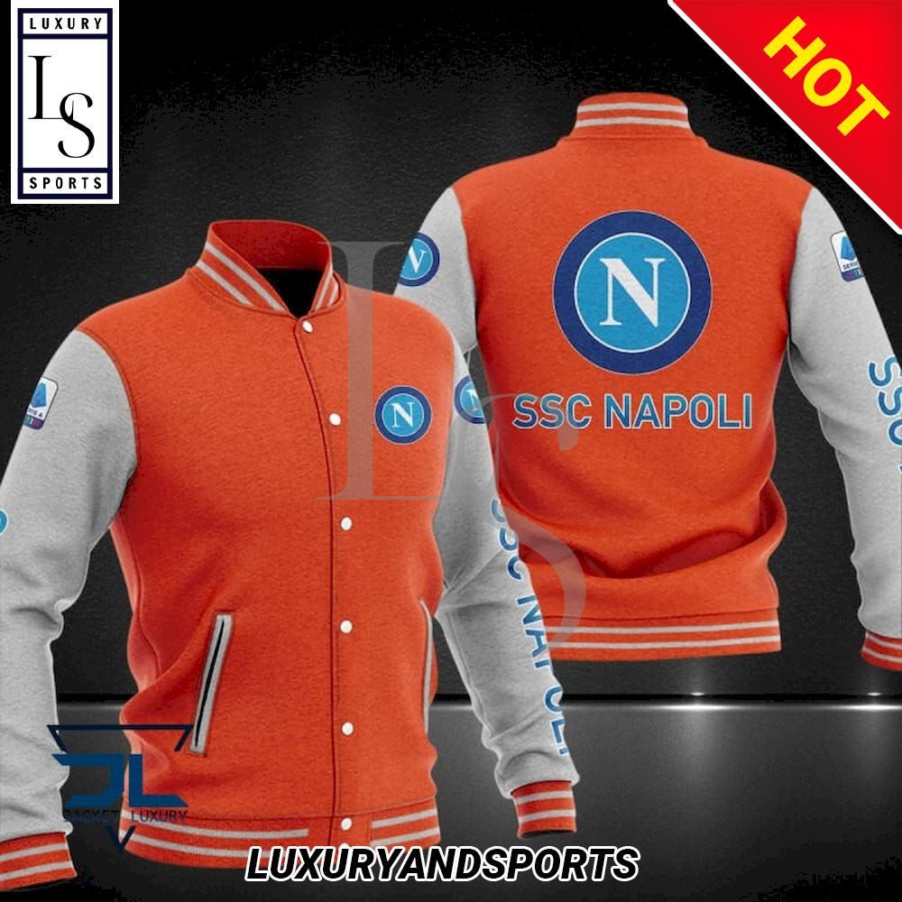 SSC Napoli Varsity Baseball Jacket for Men & Women | Soccer Team Fan Gift