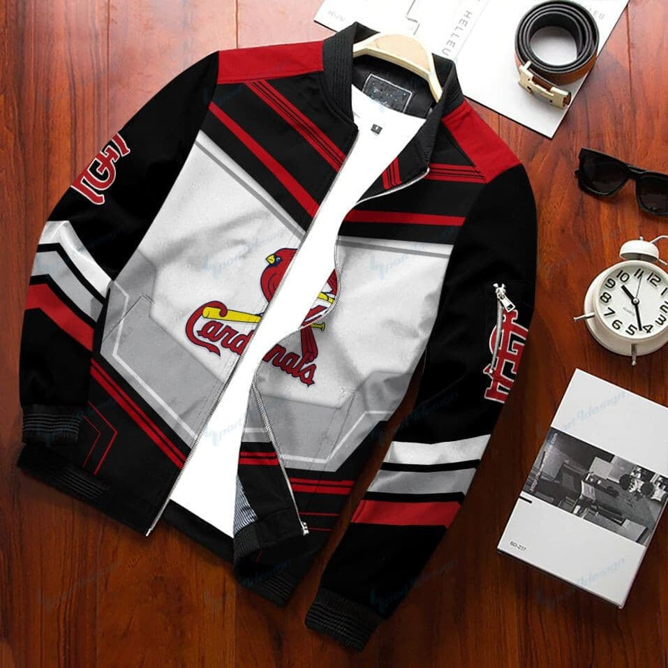 St. Louis Cardinals Bomber Jacket | MLB Team Jacket for Men & Women | Baseball Fan Gift