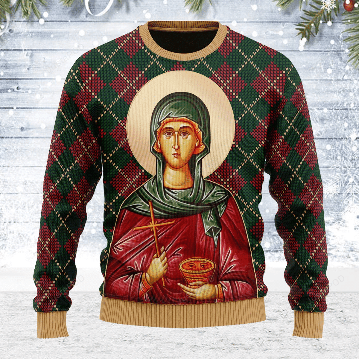 St. Paraskeve Ugly Christmas Sweater, Perfect Holiday Gift