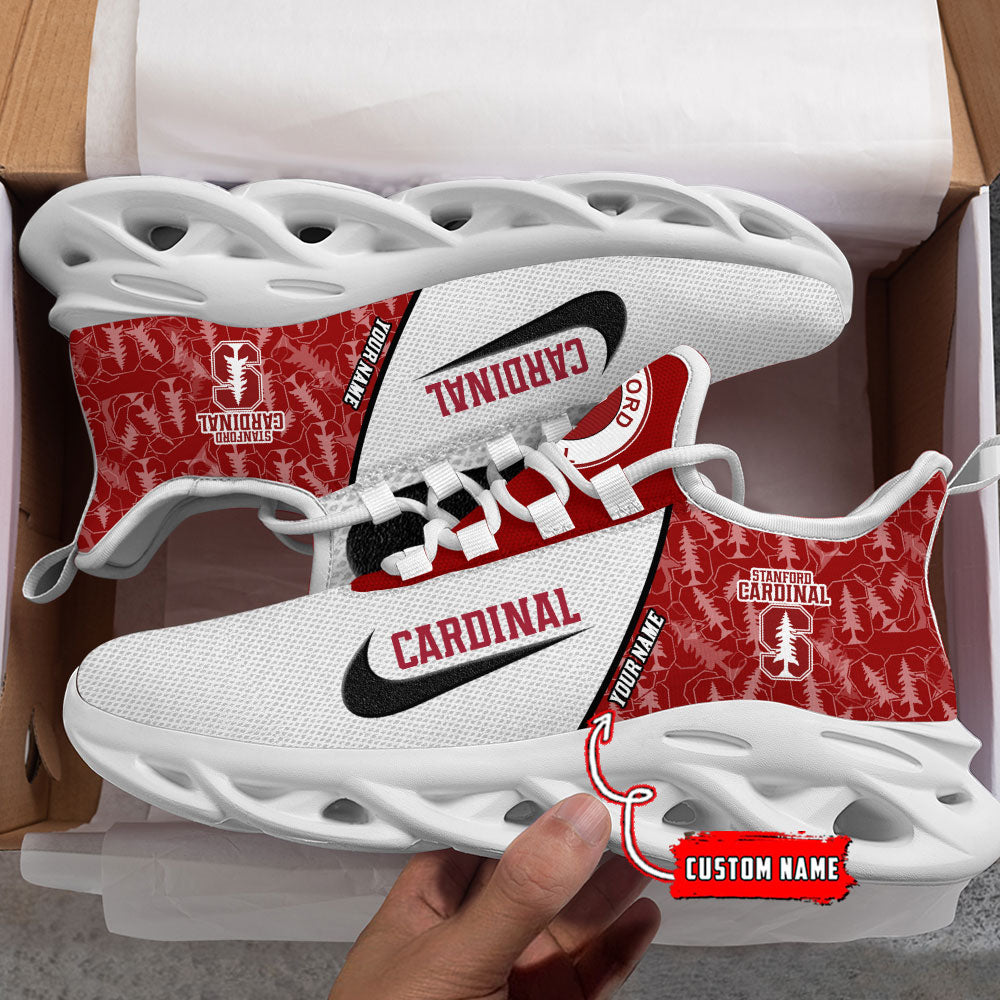 Stanford Cardinal Max Soul Shoes Sneakers for Men And Women – NCAA Fan Shoes, Team Sneakers - Image 4