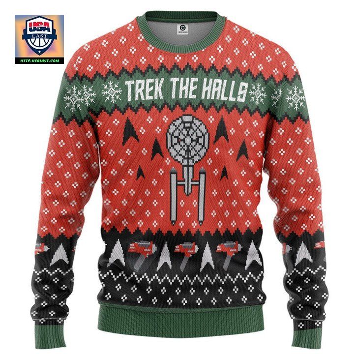 Star Trek Trek The Halls Christmas Sweater