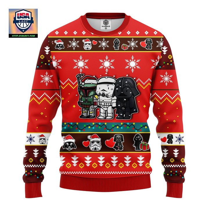 Star Wars Cute Ugly Christmas Sweater Red 1 Amazing Gift Idea Thanksgiving Gift
