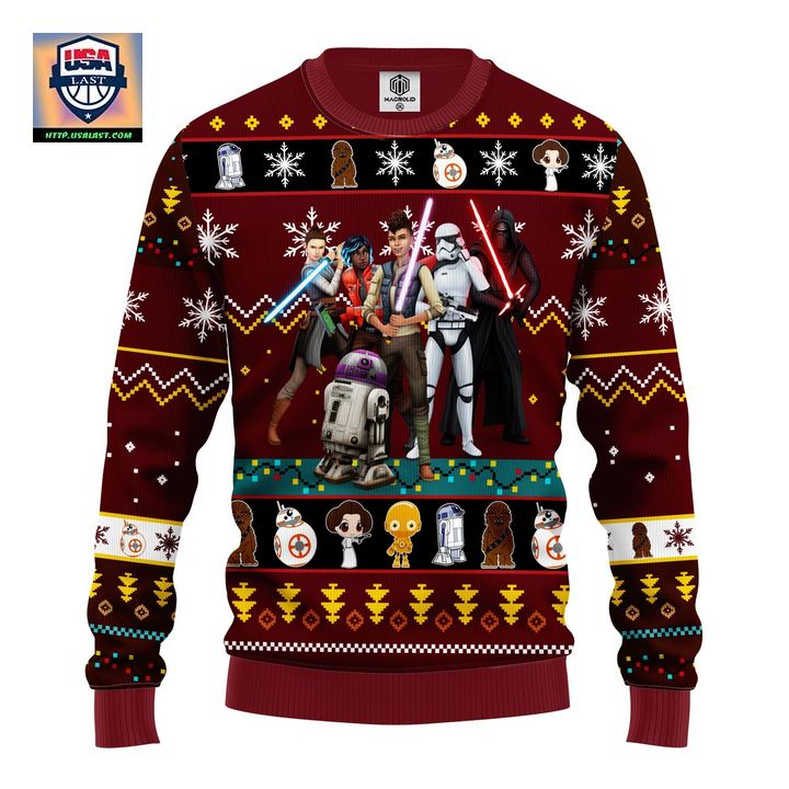 Star Wars Dark Ugly Christmas Sweater Amazing Gift Idea Thanksgiving Gift