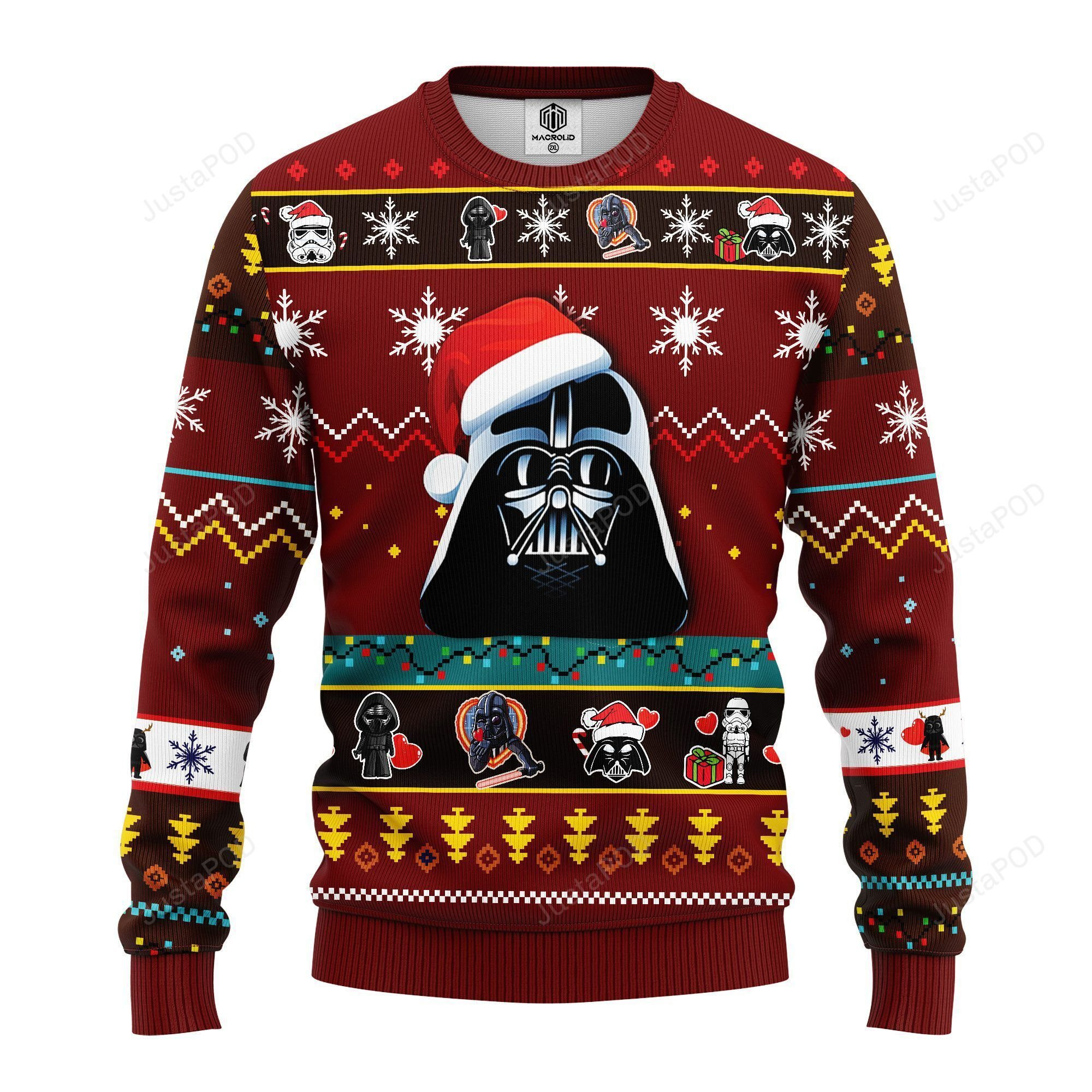 Star Wars Dark Vader Ugly Christmas Sweater, Perfect Holiday Gift