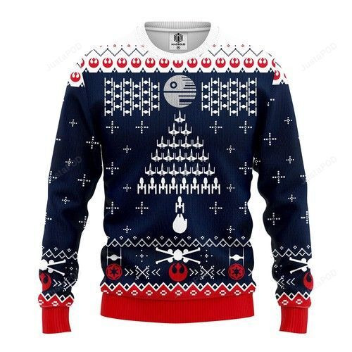 Star Wars Fight Ship Christmas For Unisex Ugly Christmas Sweater