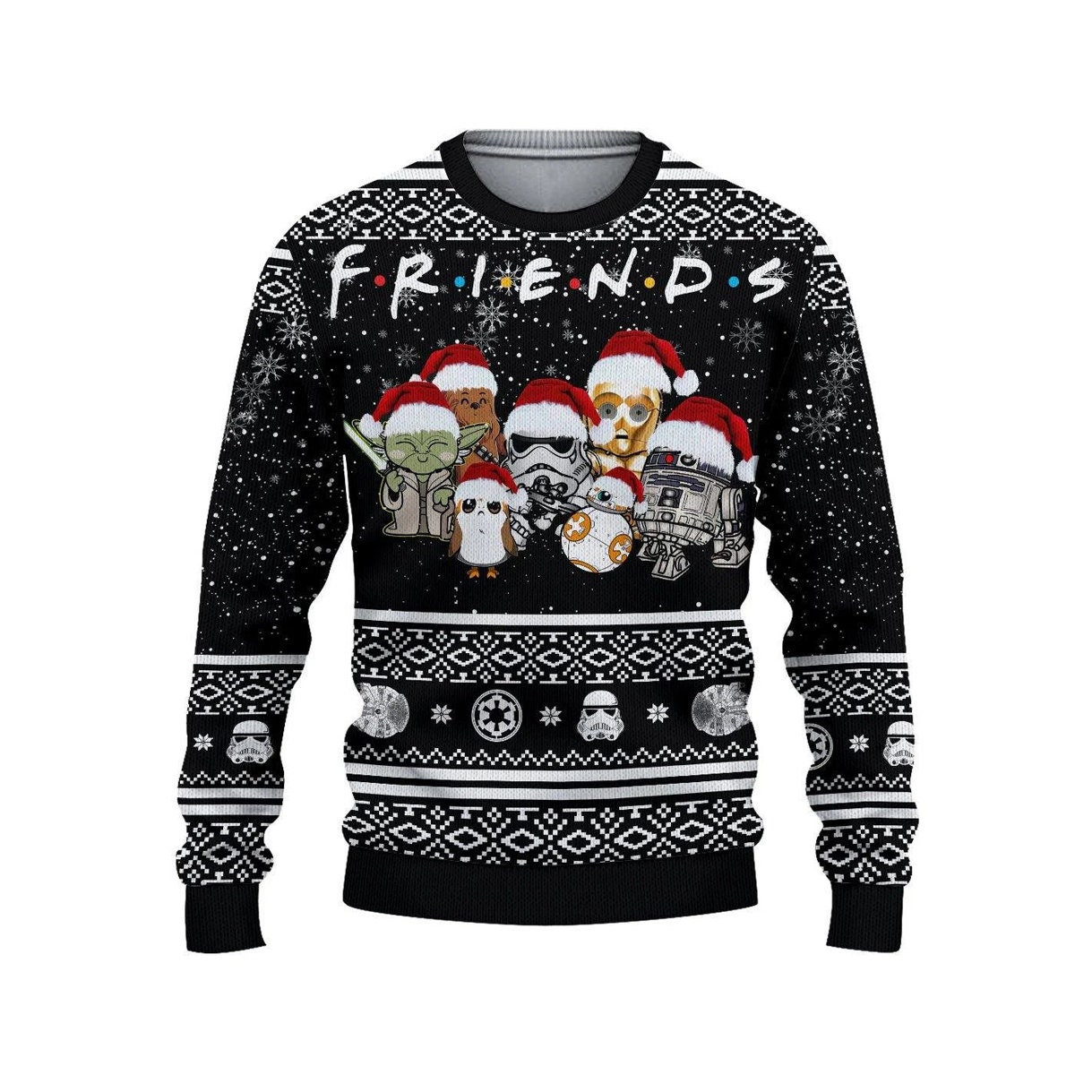 Star Wars Friends Ugly Christmas Sweater