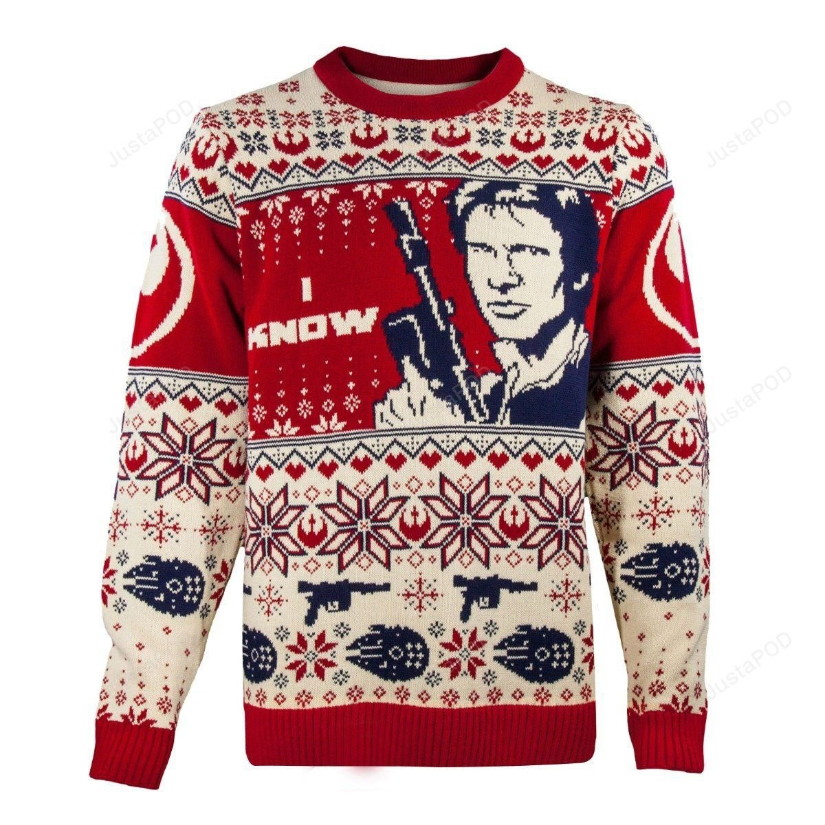 Star Wars Han & Leia Couples Ugly Christmas Sweater Perfect Holiday Gift