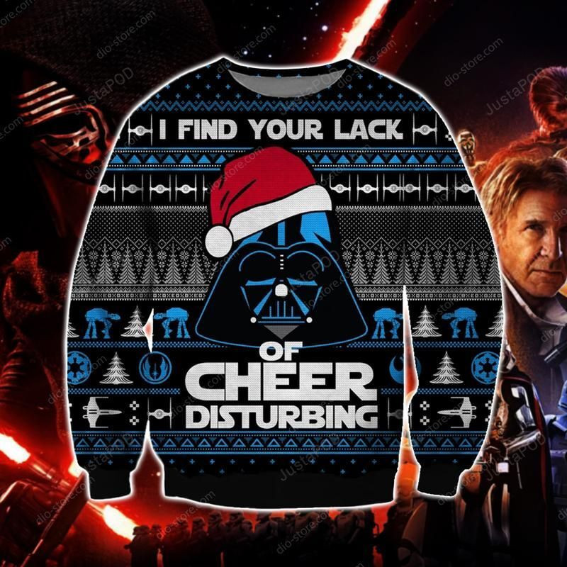 Star Wars I Find Your Lack Of Cheer Disturbing Ugly Christmas Sweater,