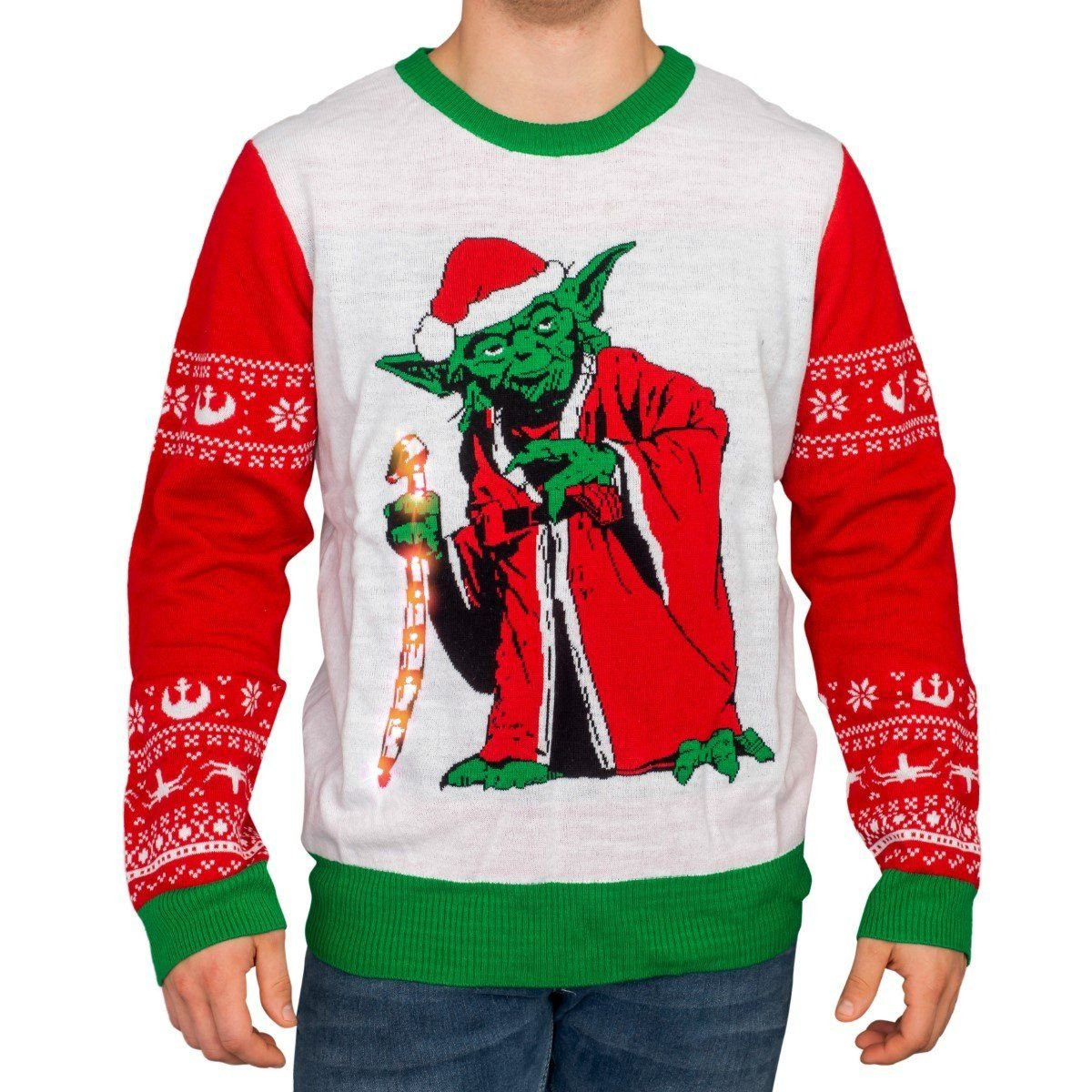 Star Wars Jedi Yoda Ugly Christmas Sweater,