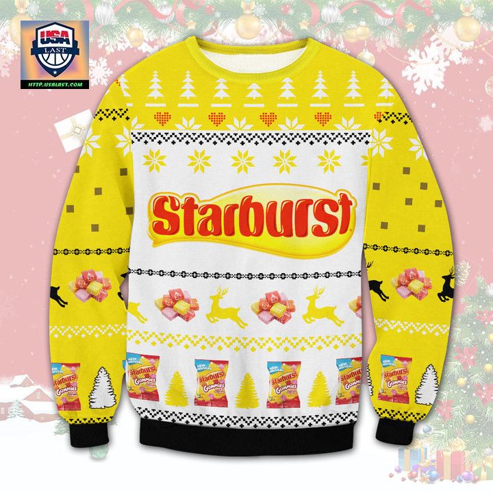 Starburst Candy Ugly Christmas Sweater