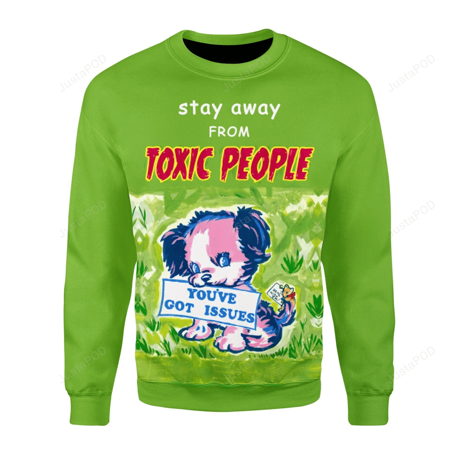 Stay Away From Toxic People Ugly Christmas Sweater, Perfect Holiday Gift