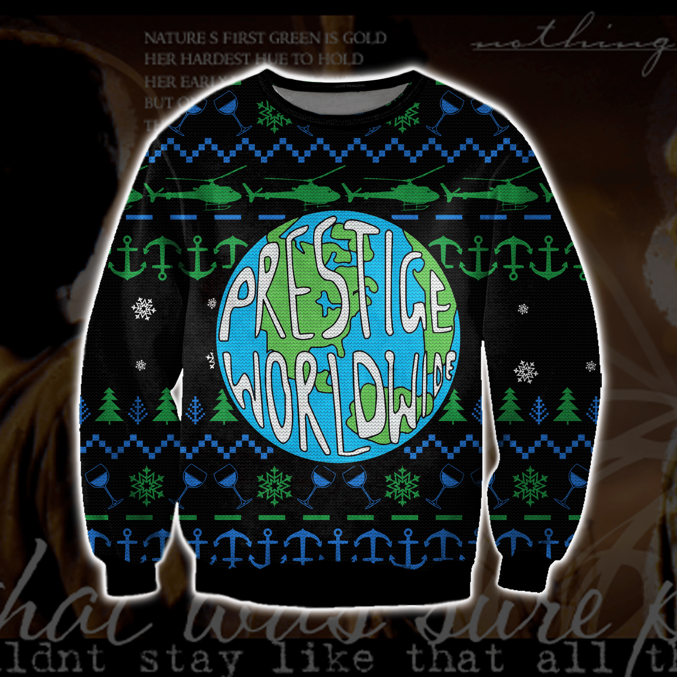 Step Brothers 3D Print Ugly Christmas Sweater