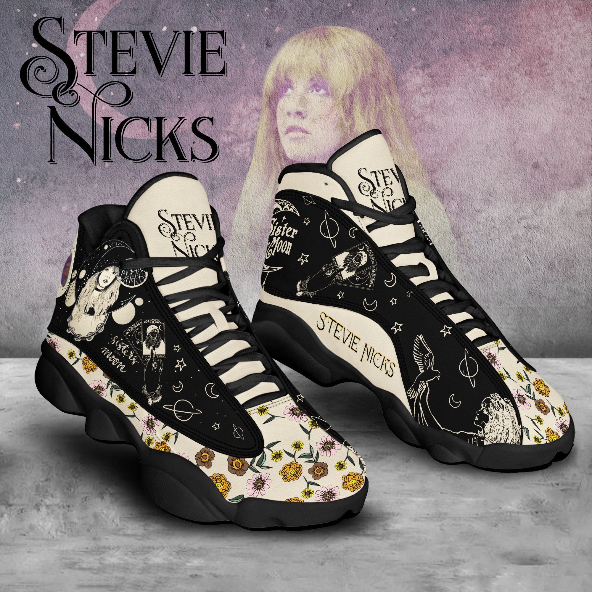 Stevie Nicks JD13 Sneakers Shoes for Men & Women | Stylish Streetwear Shoes