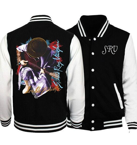 Stevie Ray Vaughan Guitar Music Band Baseball Jacket for Men & Women | Music Fan Gift