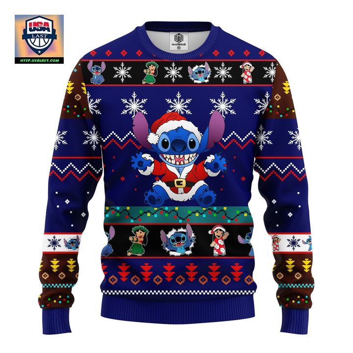 Stitch Cute Ugly Christmas Sweater Blue 1 Amazing Gift Idea Thanksgiving Gift