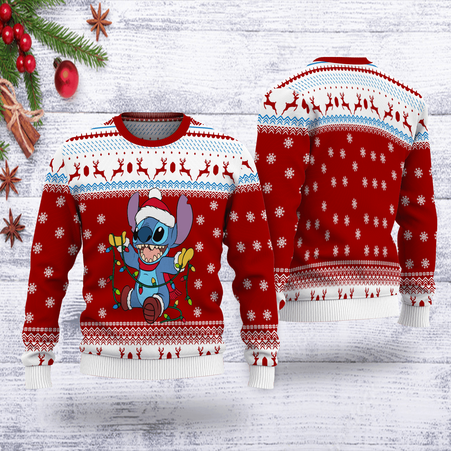 Stitch Ugly Christmas Sweater,