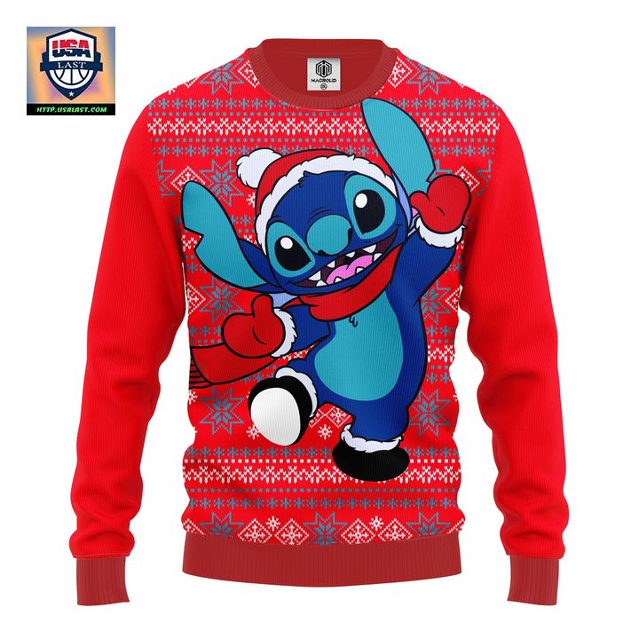 Stitch Winter Red Ugly Christmas Sweater Amazing Gift Idea Thanksgiving Gift