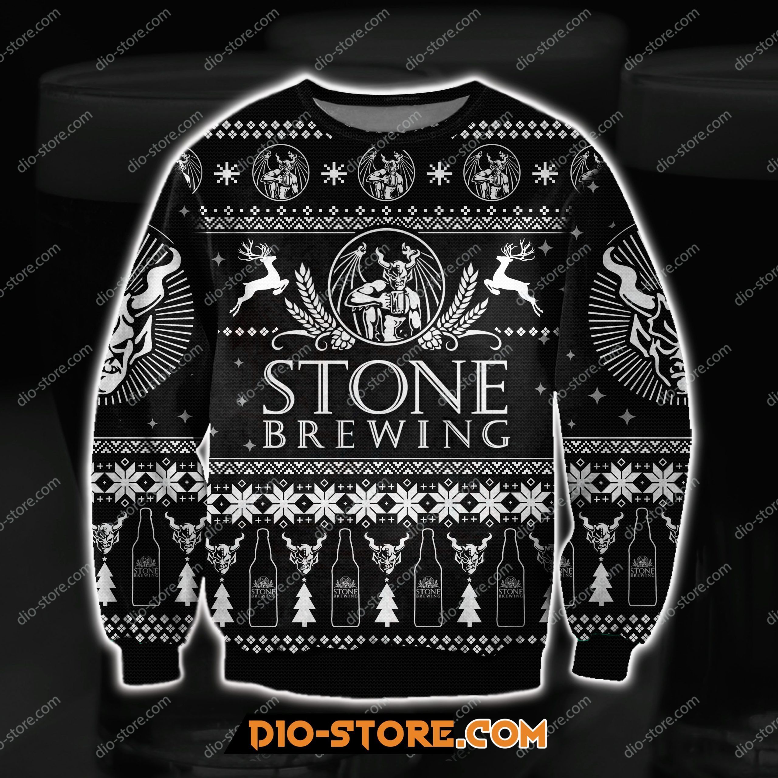 Stone Brewing 3D All Over Print Ugly Christmas Sweater